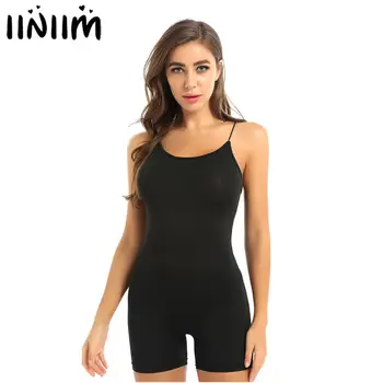 Womens Femme Solid Color String Shoulder Straps Crossed Back Stretchy Leotard Bodysuit Short Playsuits Dance Summer Clubwear
Womens Femme Solid Color String Shoulder Straps Crossed Back Stretchy Leotard Bodysuit Short Playsuits Dance Summer Clubwear