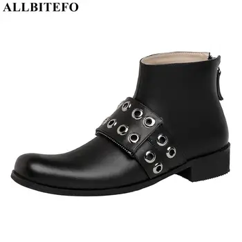 ALLBITEFO High quality natural genuine leather women boots cow leather fashion ankle boots motocycle boots high heel shoes
ALLBITEFO High quality natural genuine leather women boots cow leather fashion ankle boots motocycle boots high heel shoes