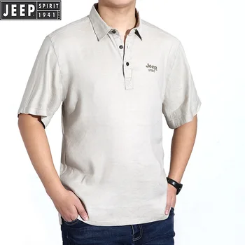 JEEP SPIRIT Polo Shirt Men Summer Business Casual Linen Men Polo Shirt Short-sleeved Breathable Large Size M-4XL Polo Hombre
JEEP SPIRIT Polo Shirt Men Summer Business Casual Linen Men Polo Shirt Short-sleeved Breathable Large Size M-4XL Polo Hombre