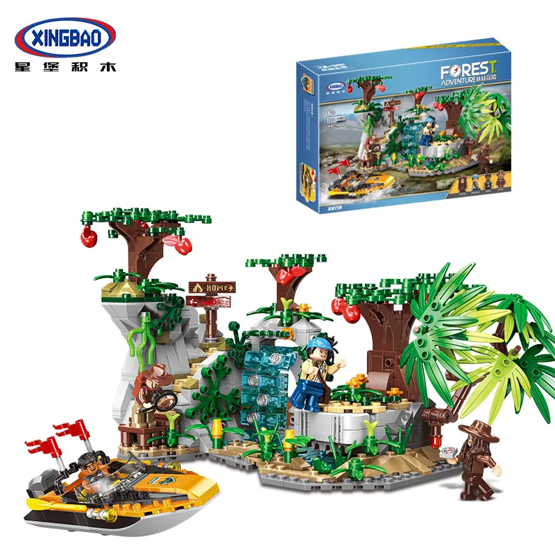 New Style XINGBAO Jungle Adventure 15001 Small Particles Building Blocks Educational Assembled CHILDREN'S Toy
New Style XINGBAO Jungle Adventure 15001 Small Particles Building Blocks Educational Assembled CHILDREN'S Toy