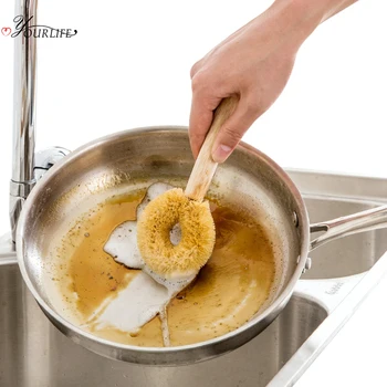 OYOURLIFE Natural Wooden Long Handle Kitchen Brush Dish Washing Brush Pan Pot Bowl Tableware Decontamination Cleaning Supplies 
OYOURLIFE Natural Wooden Long Handle Kitchen Brush Dish Washing Brush Pan Pot Bowl Tableware Decontamination Cleaning Supplies