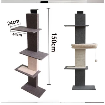 New Detachable Cat Tree House Tower Condo Furniture Sisal Scratch Post Cat Climbing Tree with Ladder for Kittens Pet House Play
New Detachable Cat Tree House Tower Condo Furniture Sisal Scratch Post Cat Climbing Tree with Ladder for Kittens Pet House Play