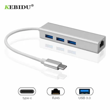KEBIDU USB C HUB Gigabit Ethernet Rj45 Lan Adapter USB Type C to USB 3.0 HUB 10/100/1000 Network Card for MacBook
KEBIDU USB C HUB Gigabit Ethernet Rj45 Lan Adapter USB Type C to USB 3.0 HUB 10/100/1000 Network Card for MacBook