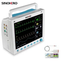 SINOHERO H8 Multi-Parameter Patient Monitor Medical Machine Hospital SPO2/ECG/PR/NIBP Heart Rate With IBP
SINOHERO H8 Multi-Parameter Patient Monitor Medical Machine Hospital SPO2/ECG/PR/NIBP Heart Rate With IBP