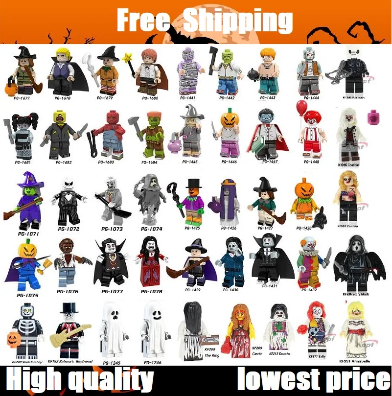 Single Sale Action Halloween Series Bricks Pierce Figures Little Witch Ada Model Pumpkin Building Blocks For Kids Toys Gift
Single Sale Action Halloween Series Bricks Pierce Figures Little Witch Ada Model Pumpkin Building Blocks For Kids Toys Gift