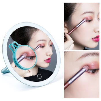 180 Degree Rotation 3X Magnifying Makeup Mirror LED Lights Touch Screen Makeup Mirror with LED Light Makeup Cosmetic Tools
180 Degree Rotation 3X Magnifying Makeup Mirror LED Lights Touch Screen Makeup Mirror with LED Light Makeup Cosmetic Tools