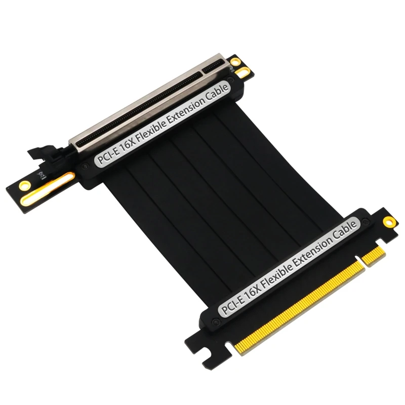 PCIe 3.0 x16 PCI Express Riser Extender Cable Flexible High Speed 90 Degree GUP 62KA
PCIe 3.0 x16 PCI Express Riser Extender Cable Flexible High Speed 90 Degree GUP 62KA