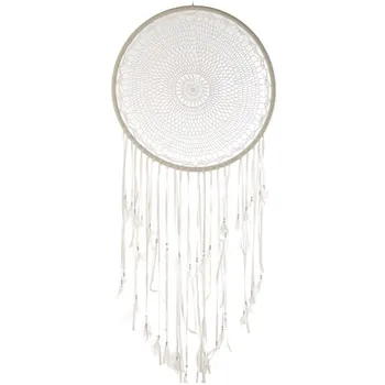 Decorados-36284-Dreamcatcher White Crochet Ø72x180cm 
Decorados-36284-Dreamcatcher White Crochet Ø72x180cm