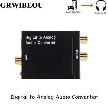 Grwibeou DAC Digital to Analog Audio Converter 2*RCA Amplifier Decoder Optical Fiber Coaxial Digital to Analog DAC Amplifier
Grwibeou DAC Digital to Analog Audio Converter 2*RCA Amplifier Decoder Optical Fiber Coaxial Digital to Analog DAC Amplifier