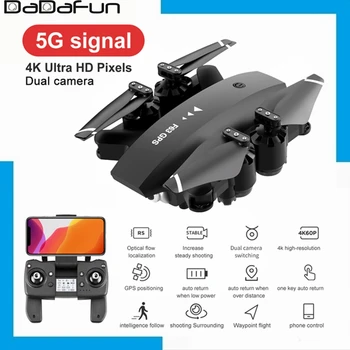 F63 Drone With HD Camera 4K GPS 5G FPV Wifi Dual Camera 1080P RC Quadcopter Follow Wide-angle 360° Degree Rotating Rc toys Gifts
F63 Drone With HD Camera 4K GPS 5G FPV Wifi Dual Camera 1080P RC Quadcopter Follow Wide-angle 360° Degree Rotating Rc toys Gifts