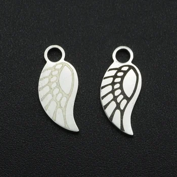 5pcs/lot 100% Stainless Steel Angel Wing DIY Charm Pendant Wholesale Top Quality Jewelry Necklace Charms OEM Order
5pcs/lot 100% Stainless Steel Angel Wing DIY Charm Pendant Wholesale Top Quality Jewelry Necklace Charms OEM Order