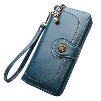 2020 High Quality Leather Women's wallet 6 colors Long Lady Purse Big capacity Female Card Holder Zipper Phone Clutch Carteras
2020 High Quality Leather Women's wallet 6 colors Long Lady Purse Big capacity Female Card Holder Zipper Phone Clutch Carteras