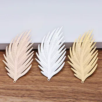 200pcs 64*33mm Filigree Brass Metal Big Feather Leaf Pendant Charms Bookmarks DIY Jewelry Accessories Wholesale
200pcs 64*33mm Filigree Brass Metal Big Feather Leaf Pendant Charms Bookmarks DIY Jewelry Accessories Wholesale