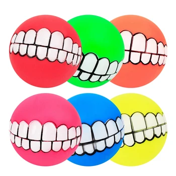 Creative Pet Dog Ball Teeth Funny Toy Chew Squeaker Squeaky Sound Dogs Play Toy Pet Products 6 Color
Creative Pet Dog Ball Teeth Funny Toy Chew Squeaker Squeaky Sound Dogs Play Toy Pet Products 6 Color