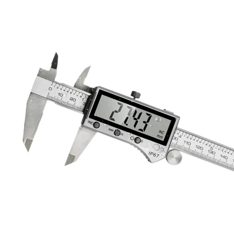 Large LCD screen 6 inches 150mm Digital Vernier Caliper waterproofing length width depth measuring ruler instrument tools
Large LCD screen 6 inches 150mm Digital Vernier Caliper waterproofing length width depth measuring ruler instrument tools