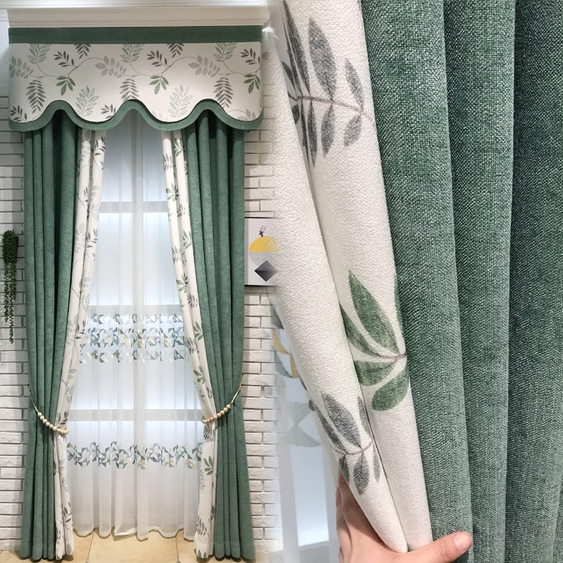 American Colour Collision Stitching Style chenille Fabric Printed High-end Apartment Living Room Bedroom window Curtain tulle
American Colour Collision Stitching Style chenille Fabric Printed High-end Apartment Living Room Bedroom window Curtain tulle