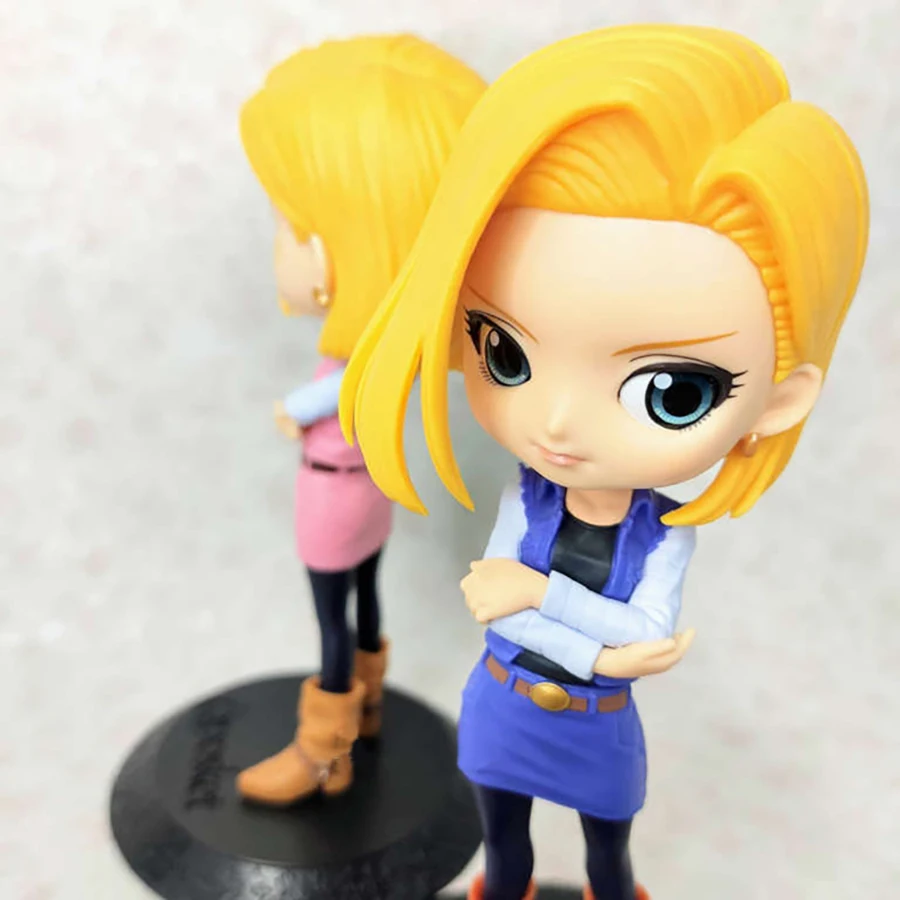 Оригинальная фигурка RORONOA Banpresto DBZ Q на базе Android 18 экшн лазури Коллекционная