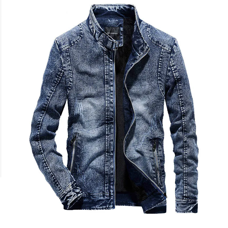 Denim Jacket Men Winter Retro Warm Jeans Jackets Men Cotton Liner Zipper Casual Denim Jacket Men Chic Vintage Mens Jackets
Denim Jacket Men Winter Retro Warm Jeans Jackets Men Cotton Liner Zipper Casual Denim Jacket Men Chic Vintage Mens Jackets