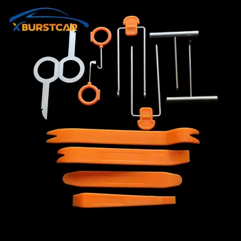 Professional 12PCS Orange ABS Automobile Audio Door Clip Panel Trim Dash Auto Radio Removal Pry Tools Set Car Panel Removal Tool 
Professional 12PCS Orange ABS Automobile Audio Door Clip Panel Trim Dash Auto Radio Removal Pry Tools Set Car Panel Removal Tool