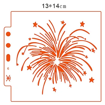 Fireworks mold shield DIY cake scrapbook stencils hollow Embellishments printing lace ruler Valentine's Day
Fireworks mold shield DIY cake scrapbook stencils hollow Embellishments printing lace ruler Valentine's Day