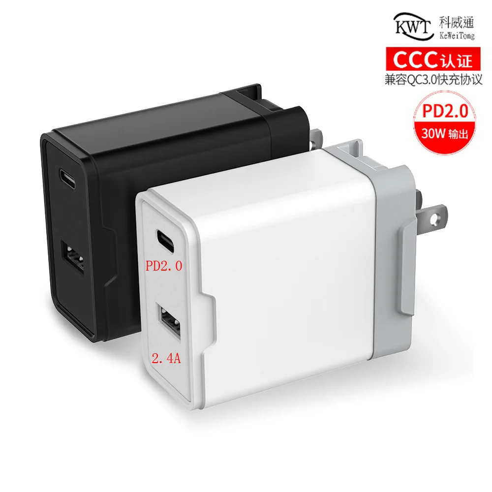 Pd30w Charger Compatible q c 3. 0 Charging Plug a C Mouth Slip-2.4 A for Apple Android Mobile Phone Charger 
Pd30w Charger Compatible q c 3. 0 Charging Plug a C Mouth Slip-2.4 A for Apple Android Mobile Phone Charger
