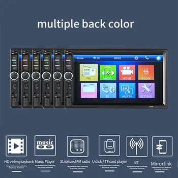 7 Inch FM Radio Hands Free Remote Control Aux Multimedia Touch Screen 2Din Bluetooth TF Digital HD Car MP5 Player USB Stereo
7 Inch FM Radio Hands Free Remote Control Aux Multimedia Touch Screen 2Din Bluetooth TF Digital HD Car MP5 Player USB Stereo