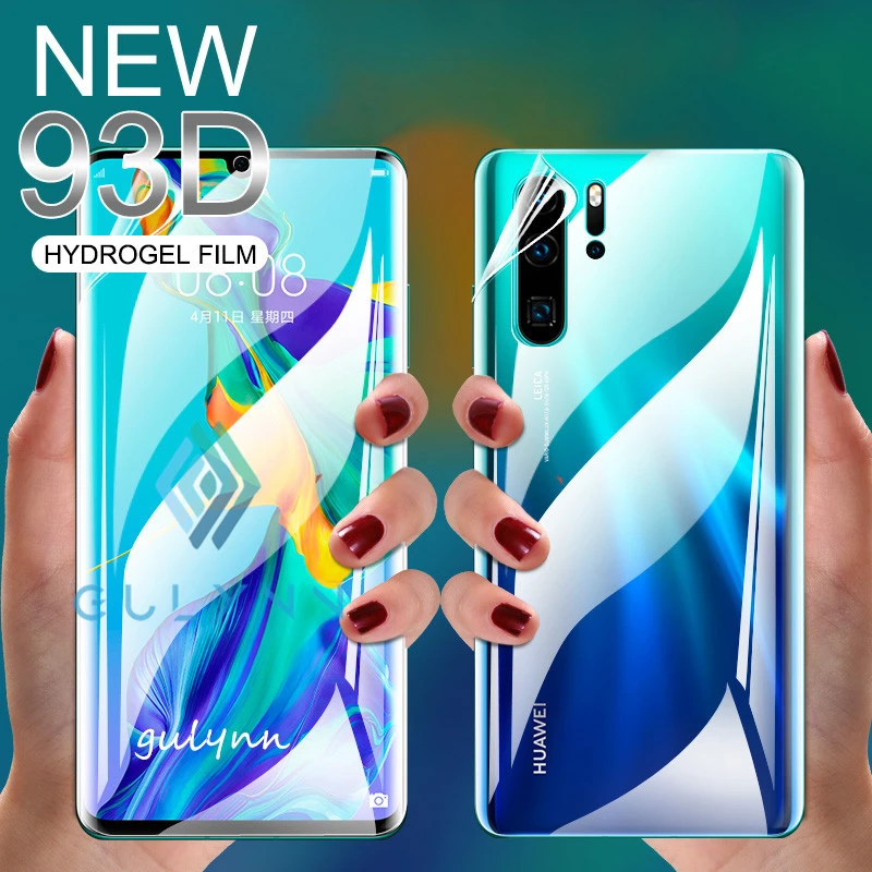 Front + Back 93D Full Screen Hydrogel Film On The For Huawei P30 P20 Honor 20 Lite Pro Protector Film For Nova 3E 3i 5i 4E Film
Front + Back 93D Full Screen Hydrogel Film On The For Huawei P30 P20 Honor 20 Lite Pro Protector Film For Nova 3E 3i 5i 4E Film
