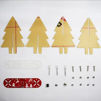 Led Christmas Tree E-Learning Kit Full Color Led Light 3D Christmas Tree Seven Kinds Of Changing Effect
Led Christmas Tree E-Learning Kit Full Color Led Light 3D Christmas Tree Seven Kinds Of Changing Effect