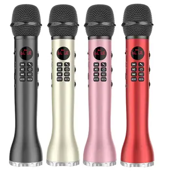 3 in 1 Professional Karaoke Microphone Wireless Speaker Portable Bluetooth microphone for phone iphone Handheld Dynamic mic
3 in 1 Professional Karaoke Microphone Wireless Speaker Portable Bluetooth microphone for phone iphone Handheld Dynamic mic