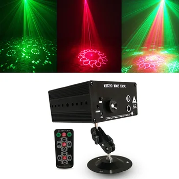3 Sources Lens 48 Patterns LED Stage Laser Light Sound Activated Auto Red Green Star Laser Projector Spotlight Party Disco Light
3 Sources Lens 48 Patterns LED Stage Laser Light Sound Activated Auto Red Green Star Laser Projector Spotlight Party Disco Light