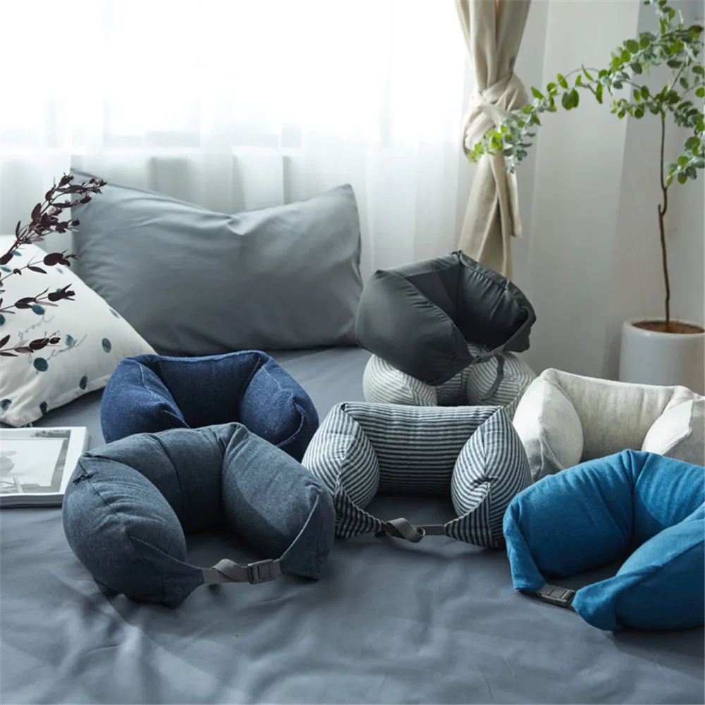 Microbeads U Shaped Travel Pillow Pure Stripe Color Rest Soft Cushion Neck Nanoparticle Pillow for Car Flight Foam
Microbeads U Shaped Travel Pillow Pure Stripe Color Rest Soft Cushion Neck Nanoparticle Pillow for Car Flight Foam