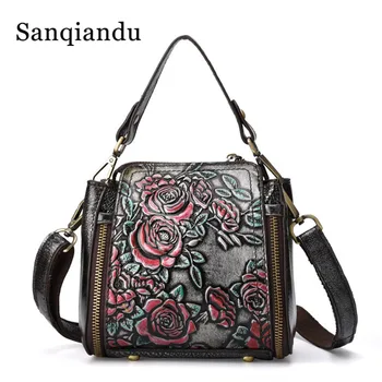 Famous Brand Women Bag Genuine Leather Small Handbag Tote Ladies Shoulder Messenger Bags Vintage Crossbody Bag High Quality Flap
Famous Brand Women Bag Genuine Leather Small Handbag Tote Ladies Shoulder Messenger Bags Vintage Crossbody Bag High Quality Flap