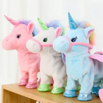 Gift box Funny Toys Electric Walking Unicorn Plush Toy Stuffed Animal plush toy Music Unicorn Toys For Kids Christmas Gifts
Gift box Funny Toys Electric Walking Unicorn Plush Toy Stuffed Animal plush toy Music Unicorn Toys For Kids Christmas Gifts
