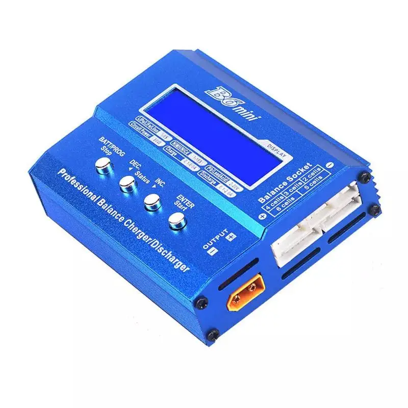 iMAX B6 Mini 80W 5A Digital DC Battery Balance Charger XT60 Plug Battery Charger
iMAX B6 Mini 80W 5A Digital DC Battery Balance Charger XT60 Plug Battery Charger