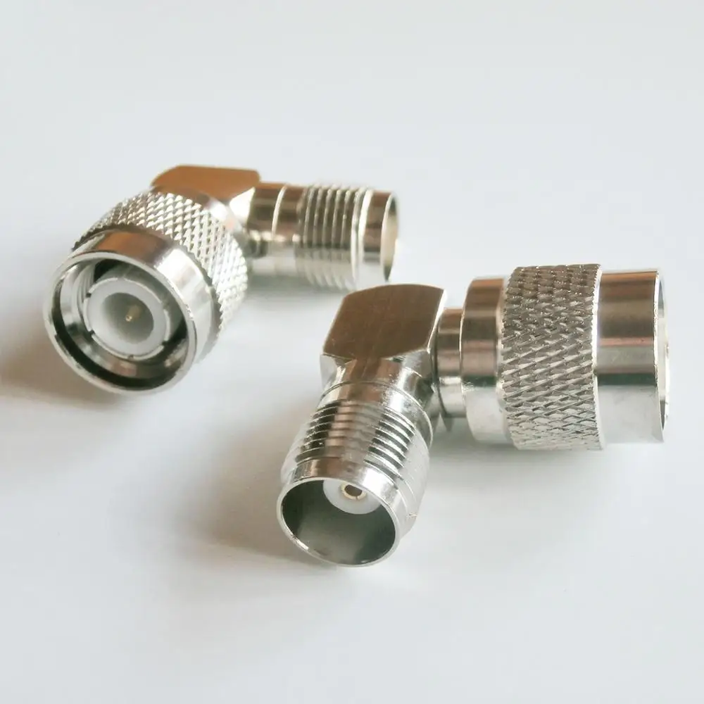 1 Pcs TNC Male To TNC Female Plug 90 Degree Right Angle Connector Coax Socket Nickel Plated Coaxial RF Adapters
1 Pcs TNC Male To TNC Female Plug 90 Degree Right Angle Connector Coax Socket Nickel Plated Coaxial RF Adapters