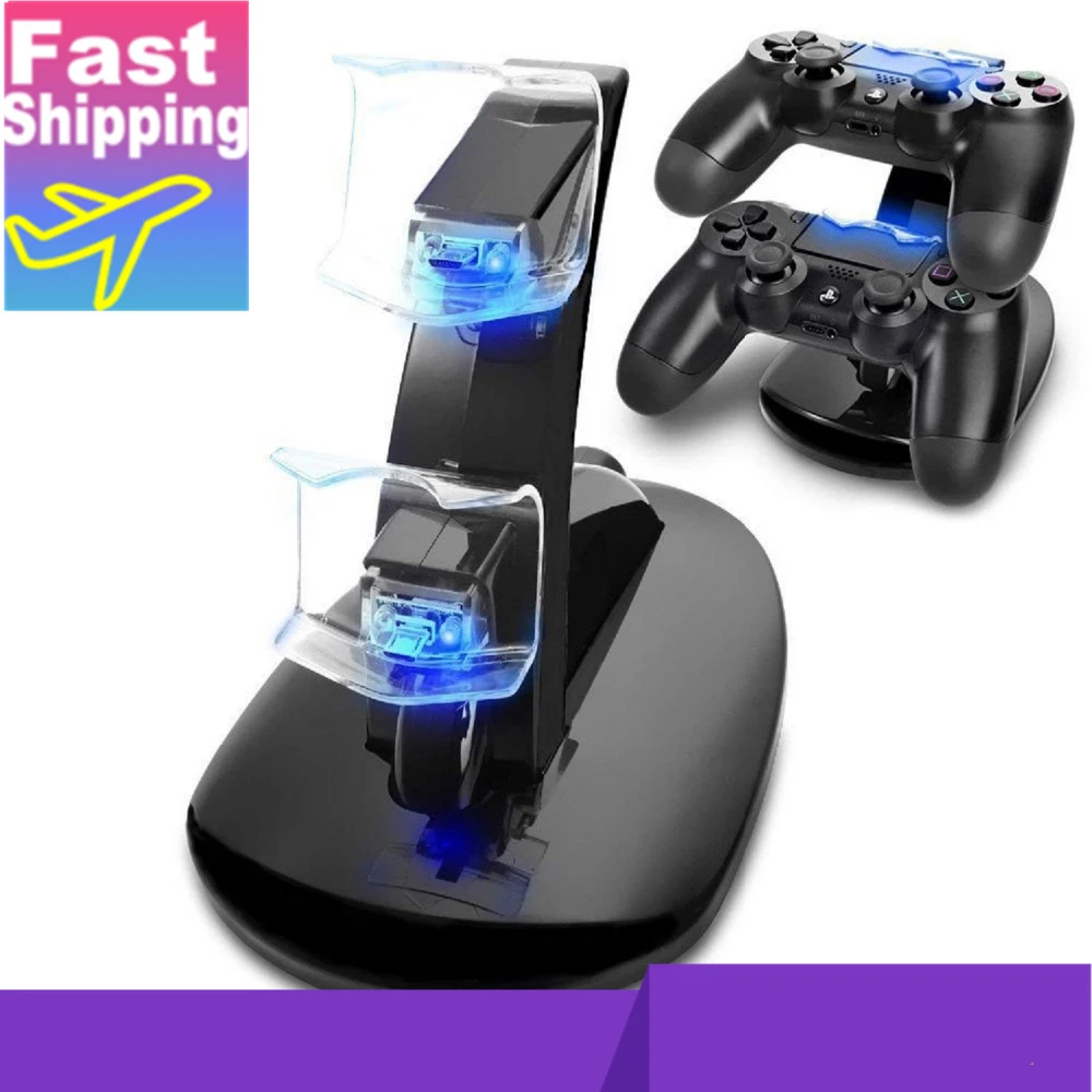 Controller Charger Dock LED Dual USB PS4 Charging Stand Station Cradle for Sony Playstation 4 PS4 / PS4 Pro /PS4 Slim PS5 Contro
Controller Charger Dock LED Dual USB PS4 Charging Stand Station Cradle for Sony Playstation 4 PS4 / PS4 Pro /PS4 Slim PS5 Contro