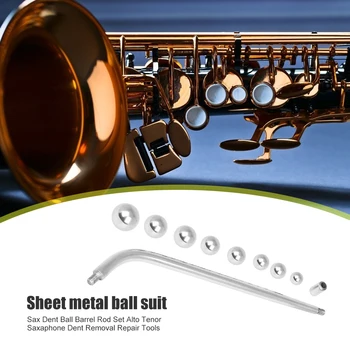 Sax Dent Ball Barrel Rod Set Dent Removal Repair Tools for Alto Tenor Saxaphone Wind Instrument Woodwind Repair Tools Supplies
Sax Dent Ball Barrel Rod Set Dent Removal Repair Tools for Alto Tenor Saxaphone Wind Instrument Woodwind Repair Tools Supplies