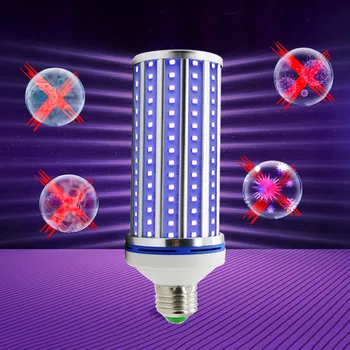 Thrisdar 60W E27 UV Germicidal Lamp Disinfection Bulb Germicidal Light UVC Led Corn Light Bulb UV sterilizer Bactericidal Lamp
Thrisdar 60W E27 UV Germicidal Lamp Disinfection Bulb Germicidal Light UVC Led Corn Light Bulb UV sterilizer Bactericidal Lamp