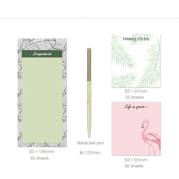 Plants Series Sticky Notes Memo Pad Flamingo Ball Pen Stationery Set Office Accessories Business Stationery Store 2018
Plants Series Sticky Notes Memo Pad Flamingo Ball Pen Stationery Set Office Accessories Business Stationery Store 2018