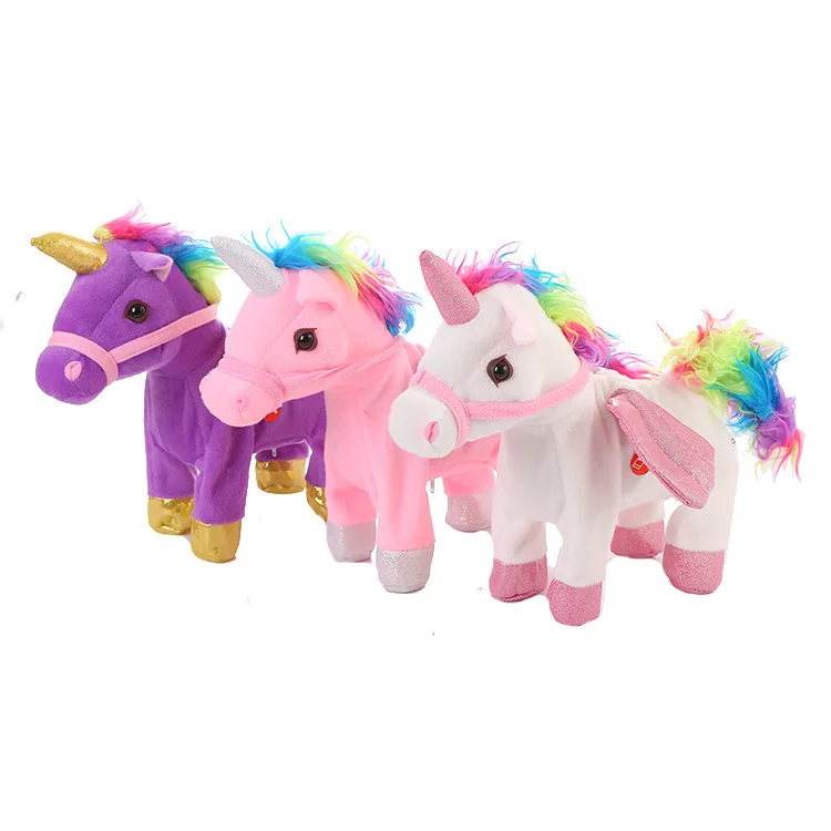 30Cm 0.3 Kg Pegasus Unicorn Horse Ponies Electric Walking Singing and Dancing Led Plush Doll Toys ( Without Battery)
30Cm 0.3 Kg Pegasus Unicorn Horse Ponies Electric Walking Singing and Dancing Led Plush Doll Toys ( Without Battery)