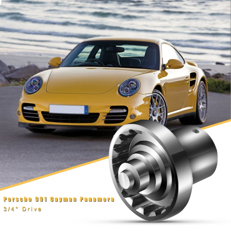 Centre Lock Wheel Nut Socket Tool Fits For Porsche 991 Cayman Panamera - 3/4 Drive
Centre Lock Wheel Nut Socket Tool Fits For Porsche 991 Cayman Panamera - 3/4 Drive