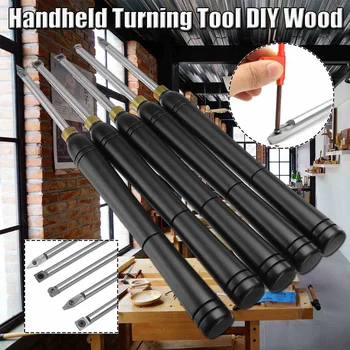 5 Types Lathe Wood Turning Tool Carbide Insert Cutter Tools Square Shank with Wood Handle Woodworking Art Craft Nicking DIY
5 Types Lathe Wood Turning Tool Carbide Insert Cutter Tools Square Shank with Wood Handle Woodworking Art Craft Nicking DIY