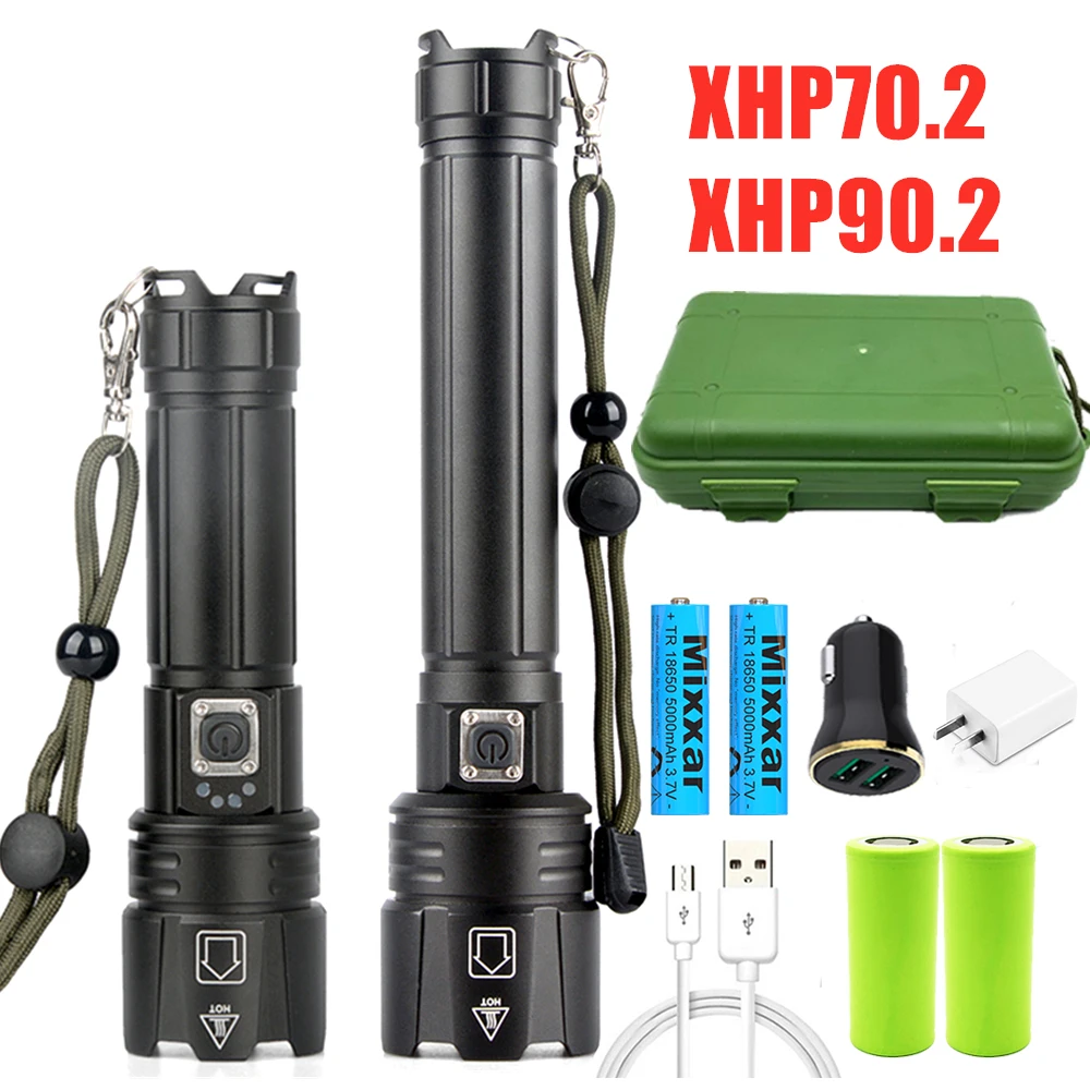 ZK20 XHP90 XHP70 LED Flashlight most powerful Flashlight 18650 26650 USB Torch Lantern Hunting Lamp Hand Light USB Rechargeable
ZK20 XHP90 XHP70 LED Flashlight most powerful Flashlight 18650 26650 USB Torch Lantern Hunting Lamp Hand Light USB Rechargeable