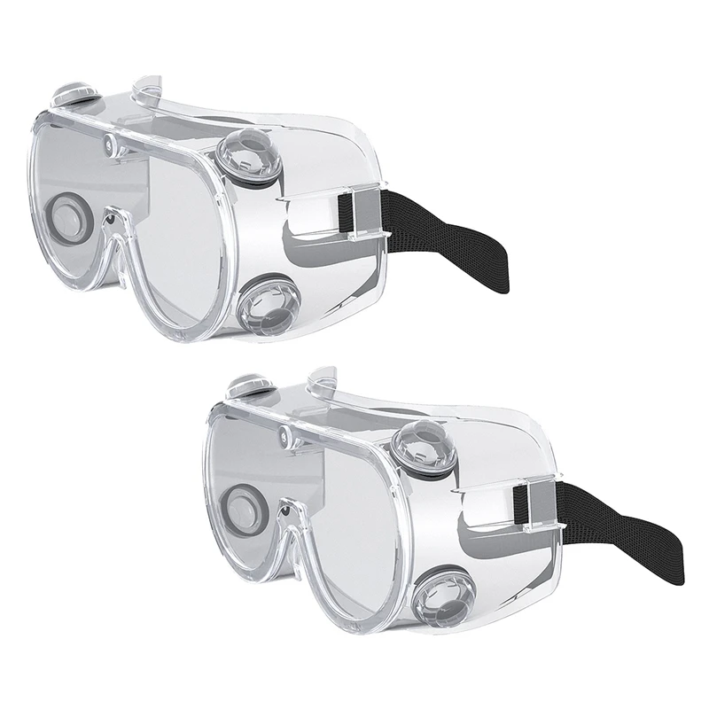 2PCS Safety Goggles -Anti-Fog Virus Goggles Against Liquid Splash Shield Safety Over Glasses Perfect Eye Protection for Lab, Che
2PCS Safety Goggles -Anti-Fog Virus Goggles Against Liquid Splash Shield Safety Over Glasses Perfect Eye Protection for Lab, Che