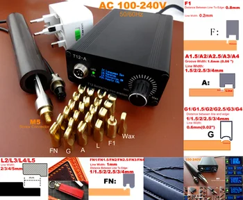 100V-240V Leather Craft Electric Edge Crease Edging Creasing Machine Soldering Iron Replace Head Tip Tool Set M5 Screw Connector
100V-240V Leather Craft Electric Edge Crease Edging Creasing Machine Soldering Iron Replace Head Tip Tool Set M5 Screw Connector