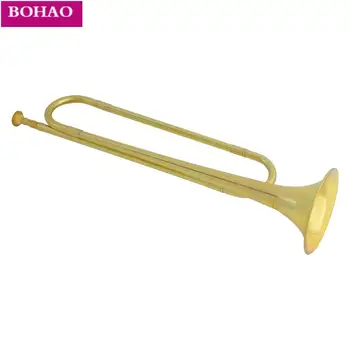 Precise Tone Brass Trumpet Cavalry Trumpet Brass Gold Painted for Student 
Precise Tone Brass Trumpet Cavalry Trumpet Brass Gold Painted for Student