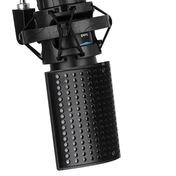 U Type Recording Studio Acoustic Isolation Metal Panel Double Layers Windscreen Cover Microphone Filter Noise Reduction Mesh
U Type Recording Studio Acoustic Isolation Metal Panel Double Layers Windscreen Cover Microphone Filter Noise Reduction Mesh