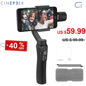 Zhiyun CINEPEER C11 3-Axis Handheld Smartphone Gimbal Stabilizer for iPhone 11 Pro XS Max XR X S10 S9 PK Smooth 4 KEELEAD Gimbal
Zhiyun CINEPEER C11 3-Axis Handheld Smartphone Gimbal Stabilizer for iPhone 11 Pro XS Max XR X S10 S9 PK Smooth 4 KEELEAD Gimbal