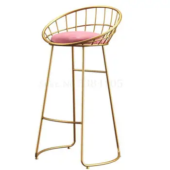 Nordic Simple Bar Chair Leisure Chair Bar Chair Iron Chair Gold High Stool Modern Dining Chair Iron Wire Chair
Nordic Simple Bar Chair Leisure Chair Bar Chair Iron Chair Gold High Stool Modern Dining Chair Iron Wire Chair
