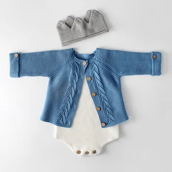 Infant Baby Girl Knitted Outfits White Bodysuit Leaves Pattern Cardigan Coat One Piece / Two Piece Winter Sets
Infant Baby Girl Knitted Outfits White Bodysuit Leaves Pattern Cardigan Coat One Piece / Two Piece Winter Sets